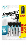PATAREI ENERGIZER MAX PLUS AAA 2400 LR03 B3+1 1.5V Alkaline