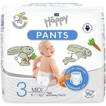 M&auml;hkmed-P&uuml;ksm&auml;hkmed Happy Pants Midi, 3. suurus (6-11 kg), 26 tk