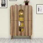 Kummut Kalune Design 845, 144 cm, pruun/kollane