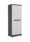 Kapp Linear Tall Cabinet, must/hall/tumesinine