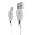 Dudao Usb - Usb-c 2.4a 2m laadimis- ja andmeedastuskaabel