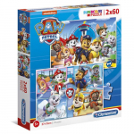 Pusle Clementoni Paw Patrol, 2x60 o.
