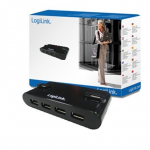 USB 2.0 kontsentraator - LOGILINK - UA0085 - 4 porti - Plug and Play - 480 Mbit/s