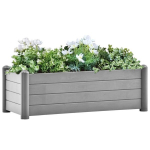Peenrakast vidaXL, PP, kivihall, 100 x 43 x 35 cm