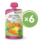 Beebip&uuml;ree Fleur Alpine &ndash; &otilde;un, k&otilde;rvits, porgand ja kinoa, alates 8 elukuust, 120 g x 6