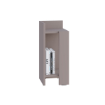 Vasakpoolne &Ouml;&ouml;kapp, Elos, Decortie, 25 x 60 x 27 cm, Hele mokk