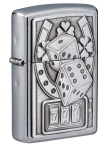 Tulemasin Zippo 49294 Lucky 7 Emblem Design