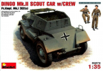 Liimitav mudel MiniArt 35074 Dingo Mk II ( Pz.Kpfw.MK 1 202 (e)) w/crew 1/35
