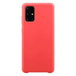 Silicone Case Soft Flexible Rubber Cover for Samsung Galaxy A72 4G red (Red)