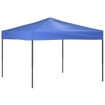 vidaXL kokkupandav peotelk, sinine, 3 x 3 m