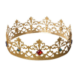 Crown of the golden sorcerer king - DisfraZZes - One size fits all - Multicolor - Unisex - Main color yellow