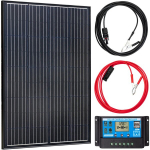 Kaasaegne p&auml;ikesepatarei 100W 12V