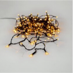 Valguskett 12.5m, 180LED kuldne soe valgus, voolutoide, IP44