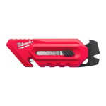 Milwaukee 4932501777 kompaktne multifunktsionaalne nuga, 0.15kg, 3 asendi, vahetus ilma t&ouml;&ouml;riistata, alumiiniumkorpus, punane