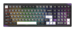 Akko Gem 02 VIA klaviatuur 6978414650828, 102 klahvi, QWERTY, ANSI, mehaaniline, RGB LED, USB+RF+BT 5.0, 8000mAh, 1000Hz, 2.4GHz