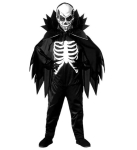 "SKELETON" (kombinesoon, keep p&uuml;stise kraega, mask)