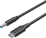 S&uuml;learvuti laadija OEM USB-C kuni DC 4.5x3mm toitekaabel, 1.8 m