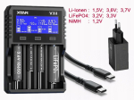 Xtar akulaadija VX4SET, 20W, Li-ion, Li-Poly, Ni-MH, AA, AAA, 18650, 16340, 14500, 10440, C, D
