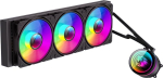 Gamemax protsessori vedelikjahutus ICEBURG 360 INFINITY BK, 1.125kg, 2.575kg, 300W TDP, 32 dBA, 800-2000 rpm, 120mm ventilaator