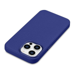 iCarer Litchi Leather iPhone 14 Pro Magnetic MagSafe Dark Blue (WMI14220710-DB)