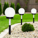 Eko-Light BLACK SOLAR GARDEN LAMP PLASTIC