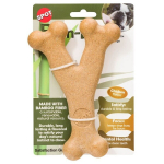 Kanamaitseline bambuskont Y-kujuline GimDog Bam-Bones Suurus - 13,3 cm