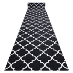 Koridorivaibad kummeeritud 110 cm Maroko ristikhein must 30350