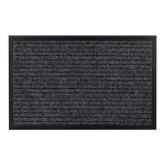 Uksematt DURA 2868 libisemisvastane, v&auml;line, sisemine, kummist - antratsiit antracitas 66x120 cm