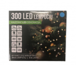 J&otilde;ulutuled 8 f, 300LED/24m + 3m, v&auml;rv: sinine (118) 7534