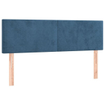 vidaXL voodipeatsid 2 tk, tumesinine, 72x5x78/88 cm, kangas