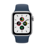 Apple Watch Series SE 44mm Aluminium GPS Silver (uuendatud, seisukord A)