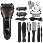 10in1 LED elektriline jalakoorikute puhastaja, viil must