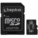 Telefoni m&auml;lukaart Kingston microSDHC 32GB Canvas Select Plus 100R A1 C10 + Adapter