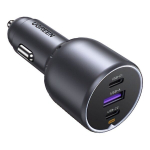 Autolacharger - UGREEN - EC705 - 130 W - 2 USB-C porti - 1 USB-A port