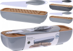 Leivakapp l&otilde;ikelaua ja noaga Excellent Housewares, 40x12,5x8,5 cm