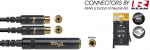 Stagg REAN 3.5mm miniJack/f&nbsp;AUX TS&nbsp;-&nbsp;2 x RCA/f 10 cm