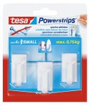 Tesa nagid PowerStrips Small Classic, valged 3 tk.