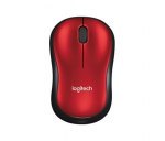 Logitech M185 , must/punane