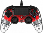 Juhtmevaba kompaktne kontroller Nacon l&auml;bipaistva roosa v&auml;rviga PS4 ja PC-le.