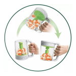 Beebitoidu valmistaja Philips Avent SCF870 2-&uuml;hes auruti-blender tervislike einete jaoks