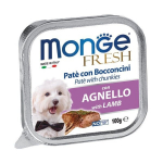 Monge Fresh pasteet lambat&uuml;kkidega, t&auml;iskasvanud koertele 100g