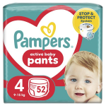 P&uuml;ks-m&auml;hkmed PAMPERS Pants, Jumbo Pack, 4 suurus, 52 tk