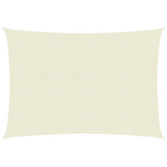 vidaXL p&auml;ikesevari, kreem, 3x4,5m, HDPE, 160g/m&sup2;, Kreminė