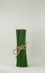 Mesilasvahast k&uuml;&uuml;nlad, v&auml;ikesed,roheline, 105 tk, 0,6х18 cm