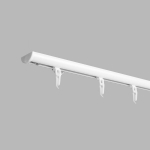 Alumiiniumist karniis "DS-PROFILIS" valge, 300 cm