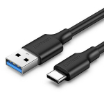 Ugreen US184 USB-USB-C 3.0 kaabel, 0,5 m, must