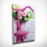 Pilt l&otilde;uendil Roosa jalgratas