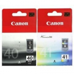 Originaal tintide komplekt Canon PG-40 Black + CL-41 Tricolor