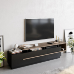 TV-laud Kalune Design Pia, must/pruun