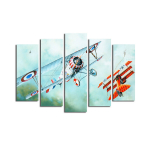 Viieosaline reproduktsioon Lennukid